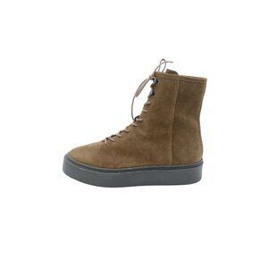 Aquatalia Brown Suede Lace-Up Hiking Boots Unworn